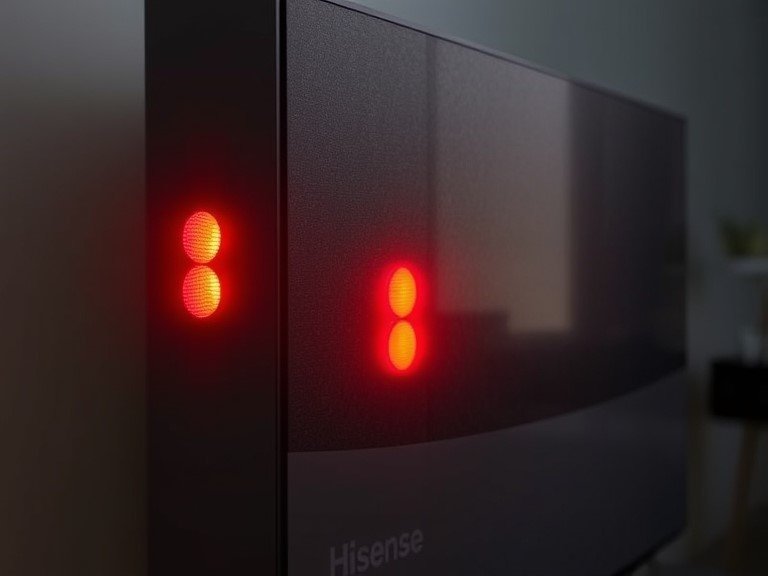 Hisense TV Flashing Red Light