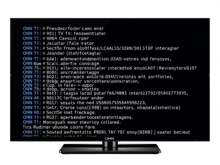 ONN TV Error Codes and Solutions