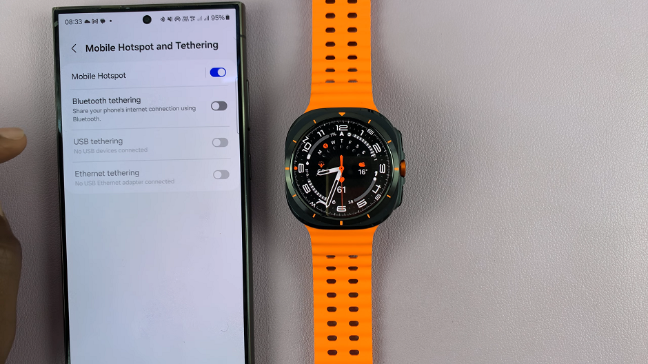 Samsung Watch as Hotspot